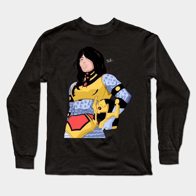 Big Barda. Long Sleeve T-Shirt by Eternal Oak Store's